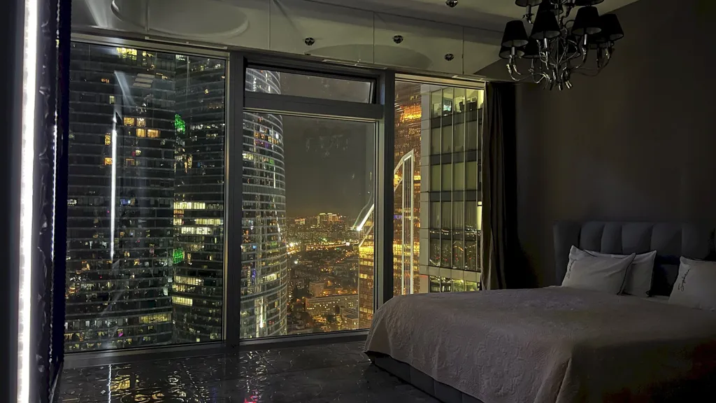 Апартаменты Москва сити с широкой панорамой на башни