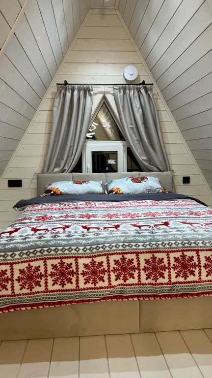 Уютный A-frame у Хибин