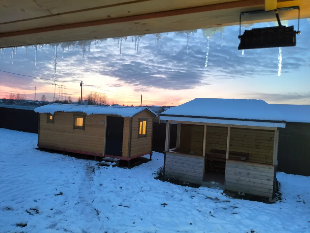 Коттедж Уютный домик и баня из бруса в тихом районе в близи леса — Черноголовка