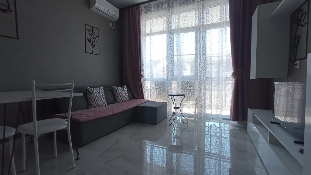 Квартира Квартира Евродвушка у моря с бассейном — Анапа