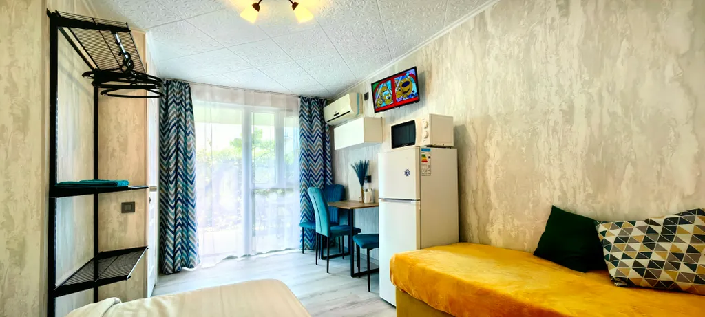 Уютная студия с терассой, отоплением, парковкой