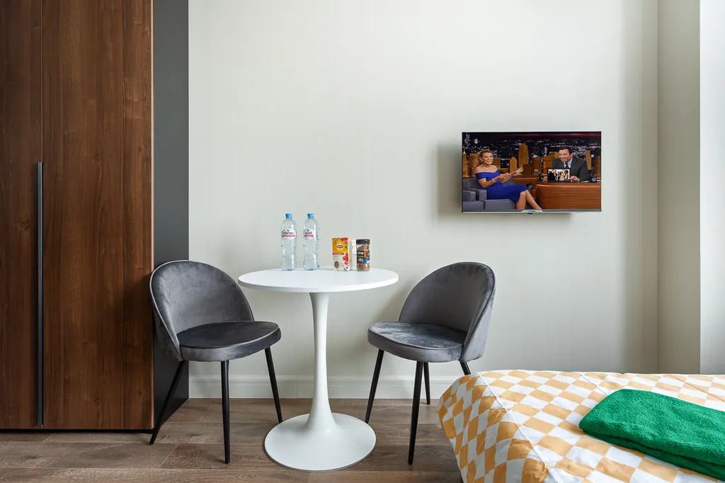 Квартира Квартира Новая и уютная студия в ЖК Шереметьевский — Москва