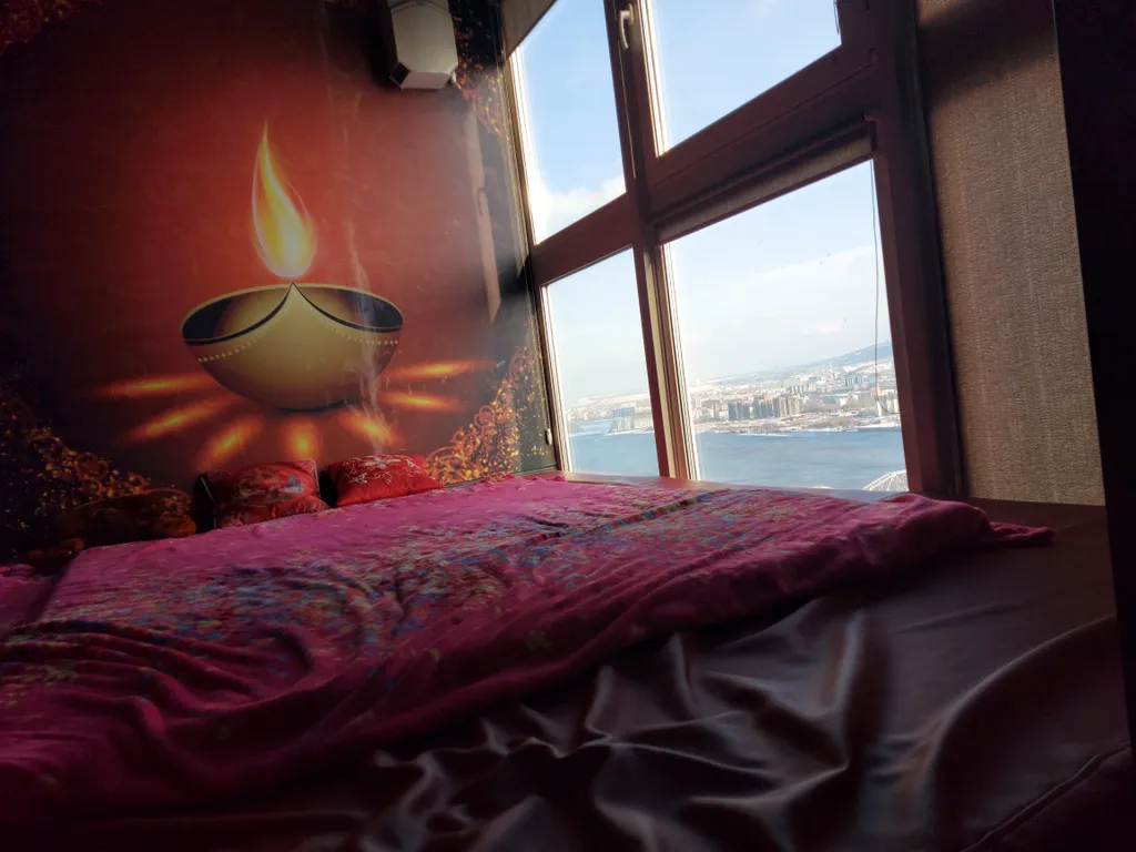 Квартира с сауной и шикарным видом на Енисей