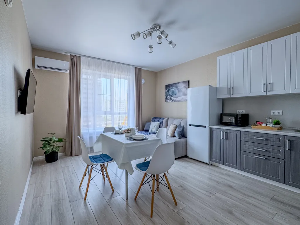 Уютная евроквартира в ЖК Бруклин. Дистанционное заселение