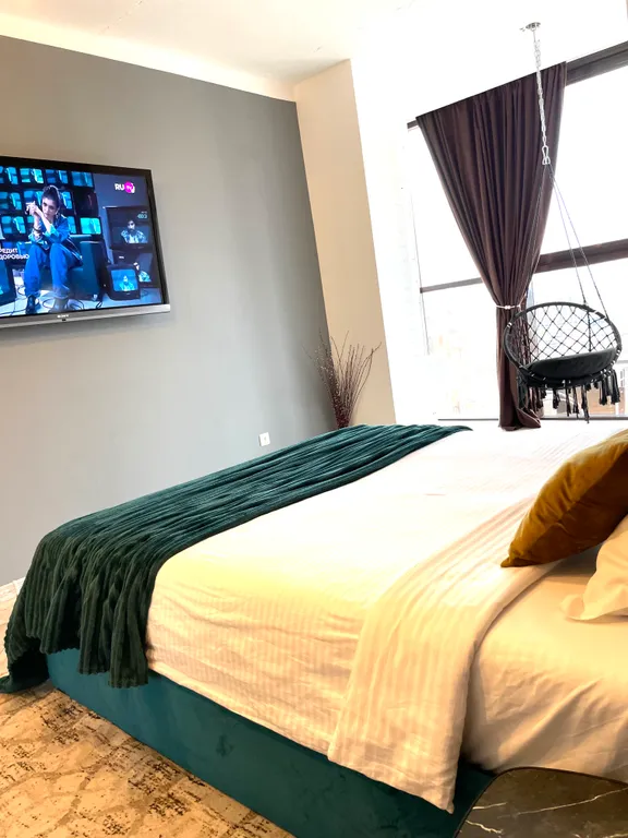 Квартира Квартира Шикарная видовая евродвушка 24 этаж в ЖК Маршал — Краснодар