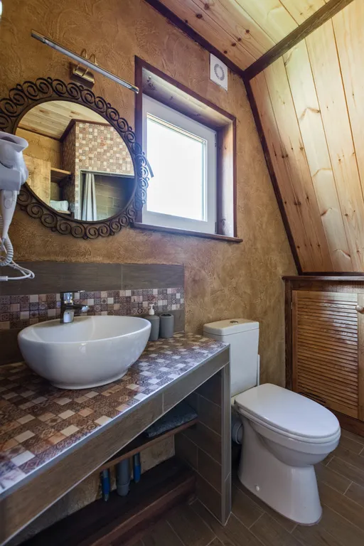 Афрейм (дом-шалаш) ОСЕНЬ с баней