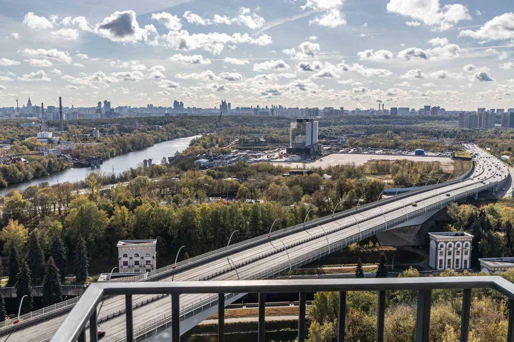 Квартира Квартира Видовая евротрешка в ЖК бизнес-класса с видом на Moscow City — Москва