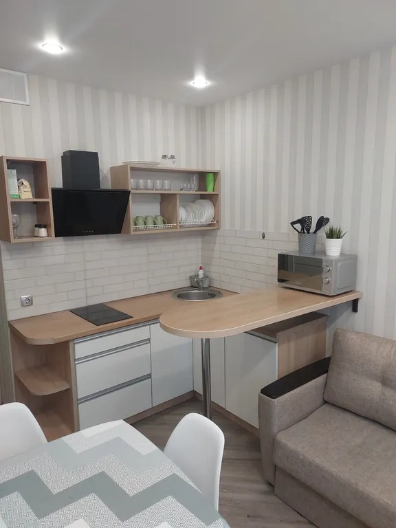 Уютные апартаменты в центре города с кондиционером и кофемашиной