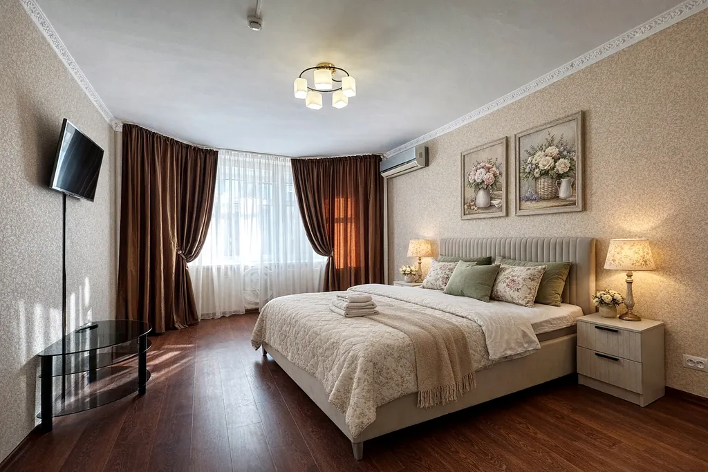 Новая уютная квартира в развитом районе города