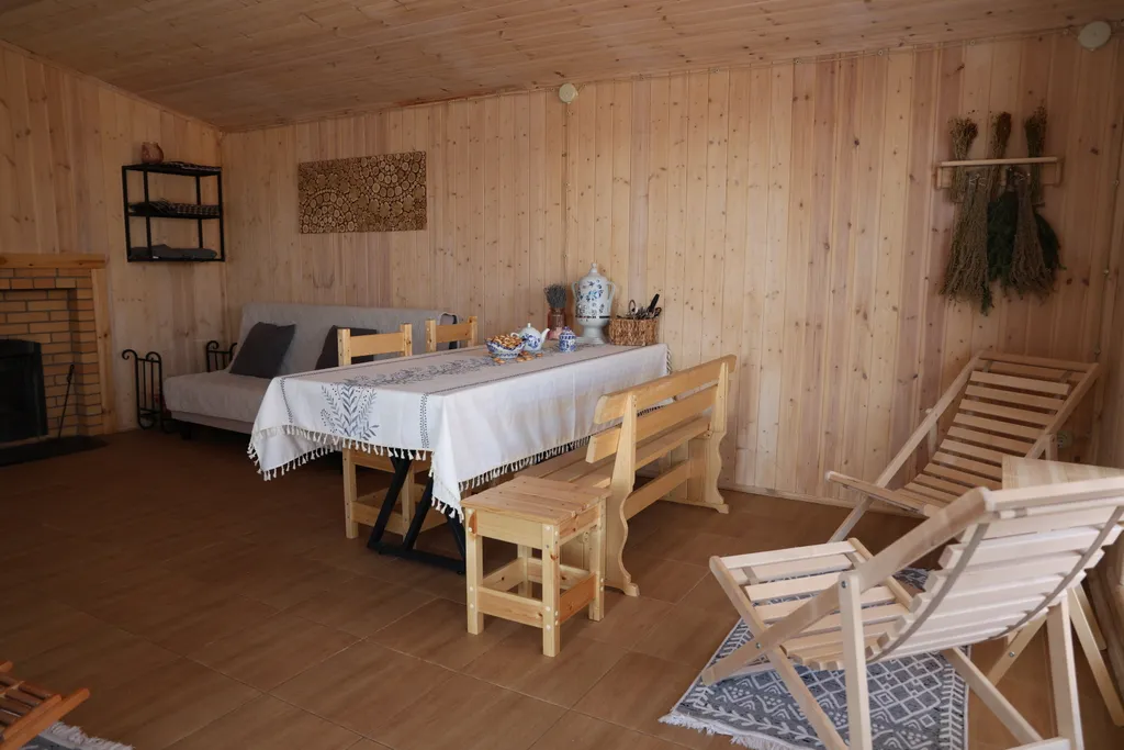 Новый дом с баней и купелью до 8 человек