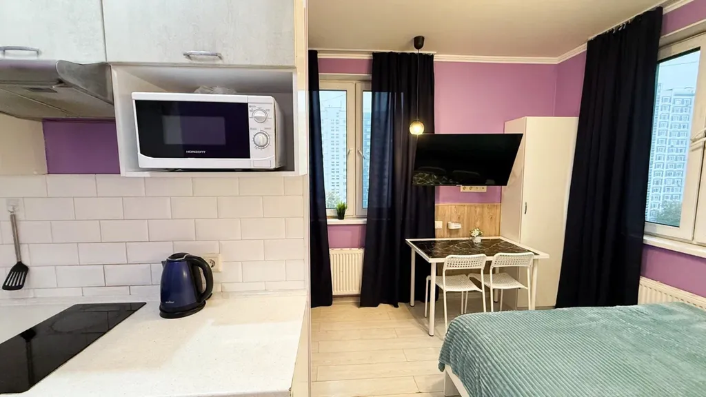 Квартира Квартира Уютная студия в ЖК «Город» — Москва