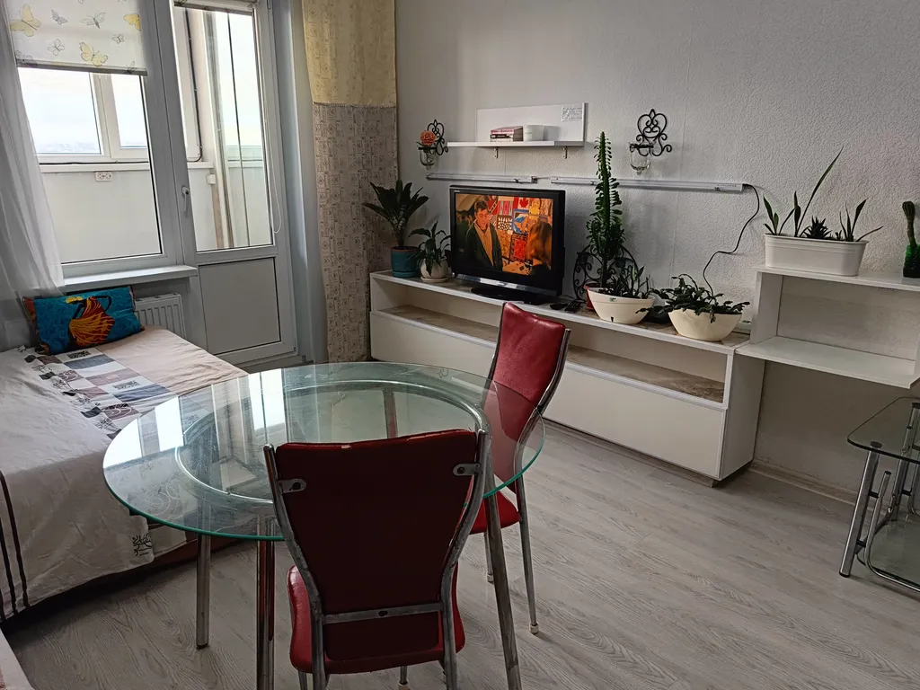 Студия с видом на закат