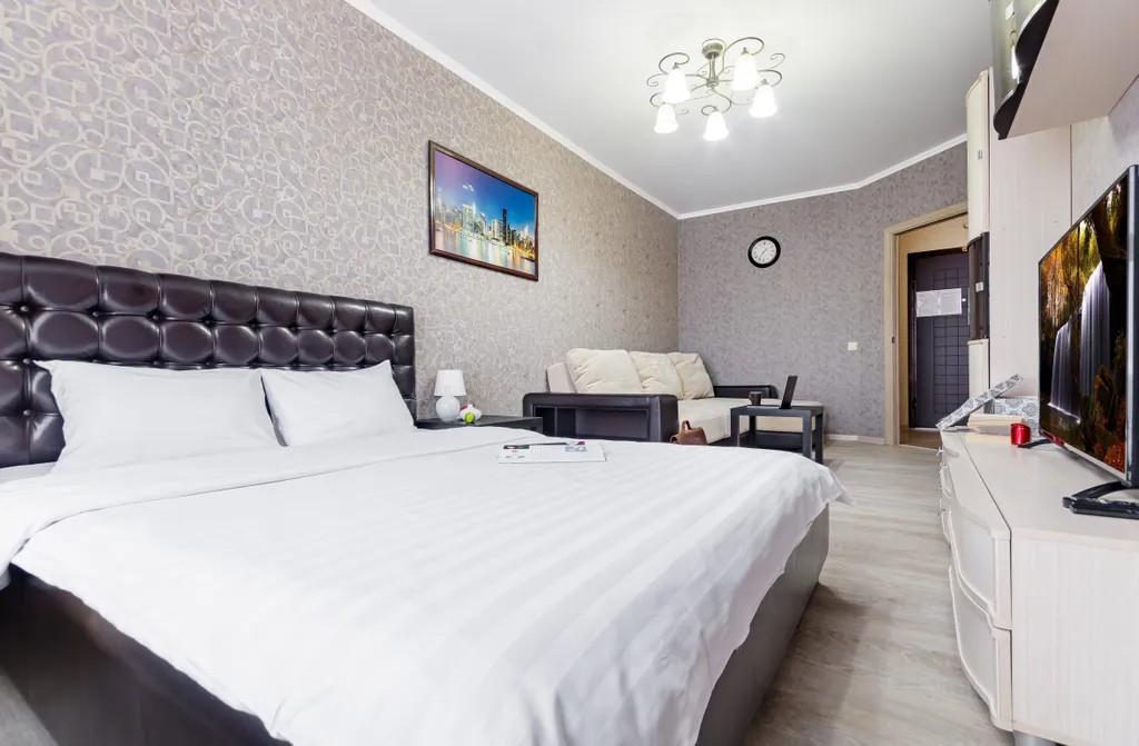 Квартира Квартира 24 этаж, панорама города и гор, жк «большой», бесконтактно 24/7 — Краснодар