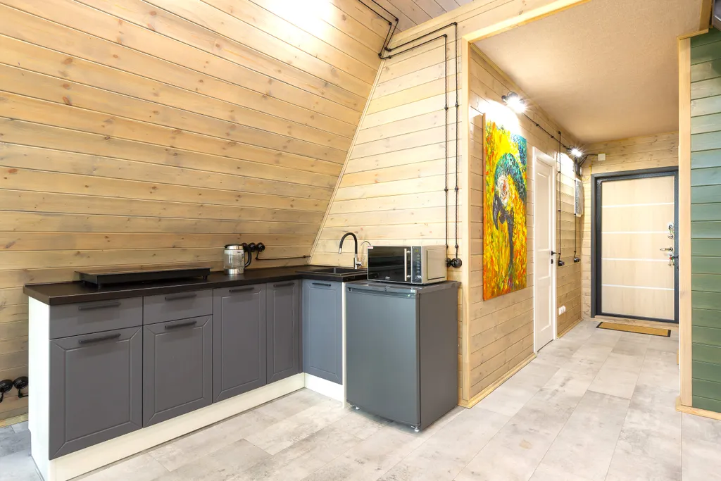 Домик A-Frame с купелью 60 м2