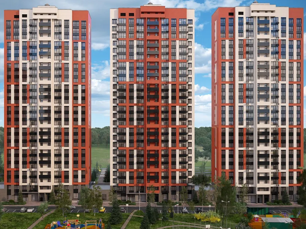 Квартира с прекрасным видом на 23 этаже