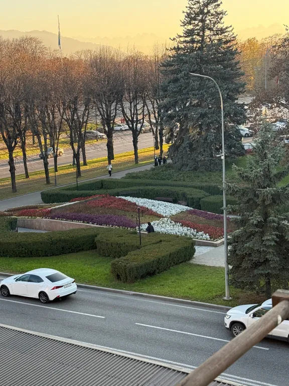 Уютная студия с видом на Белый дом и парк