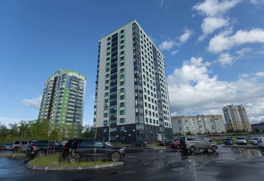 Видовая квартира рядом горнолыжным комплексом, закрытая парковка