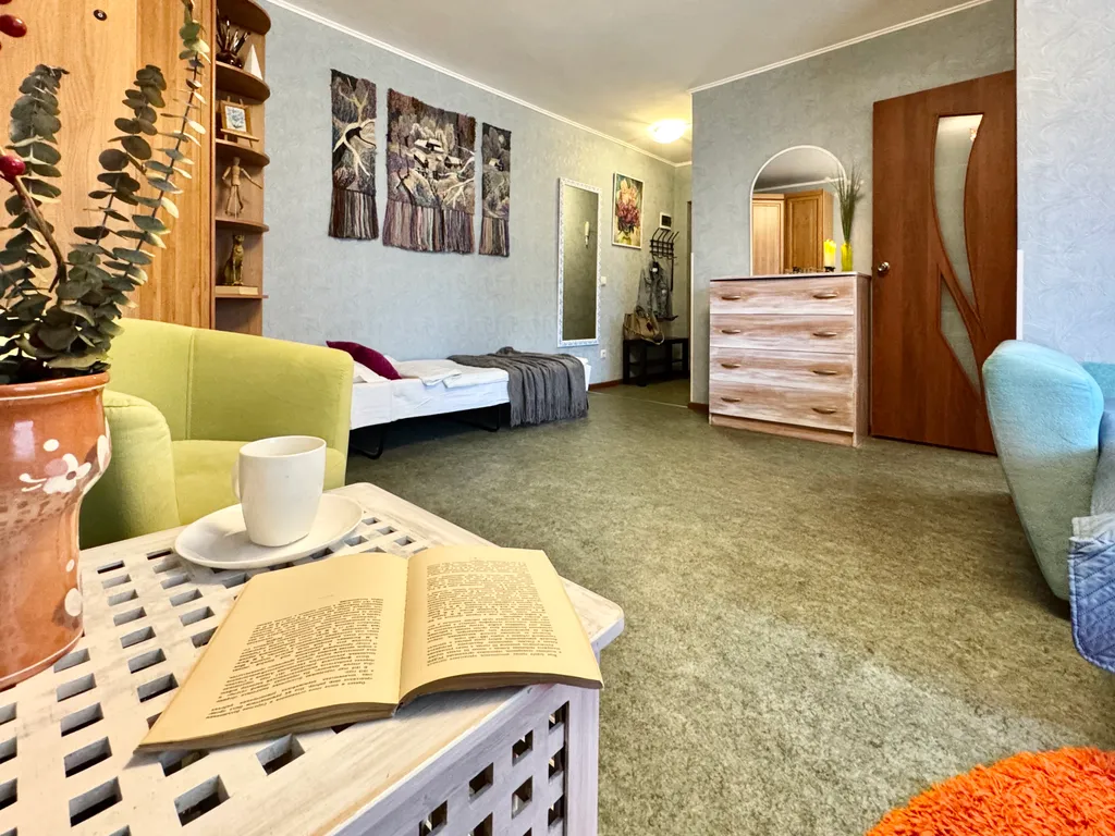 Квартира Квартира Volga Art Home Для семьи 3 спальных места Центр — Саратов
