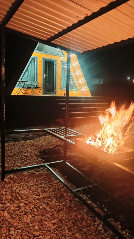 Стильный дом рядом с лесом