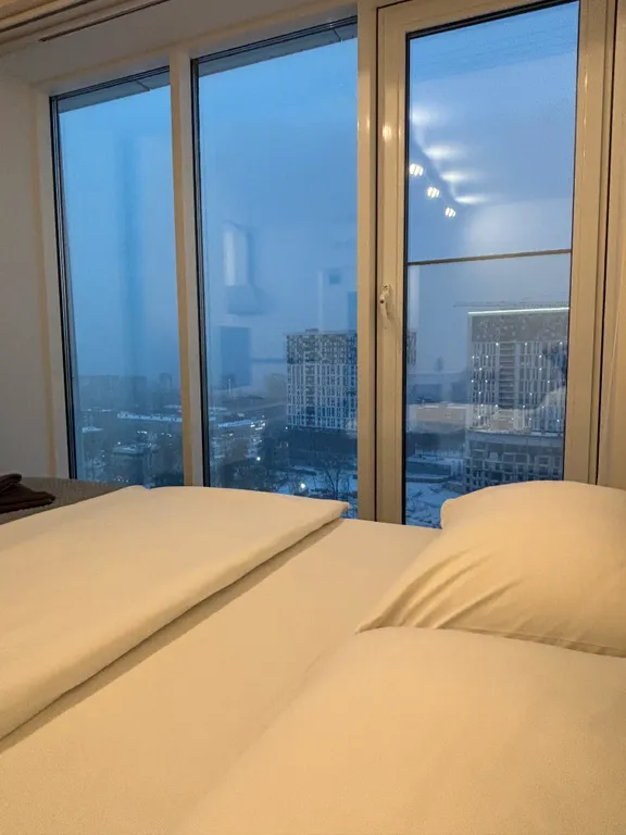 Уютная квартира с панорамными окнами