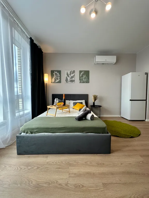 Уютная студия с видом на реку