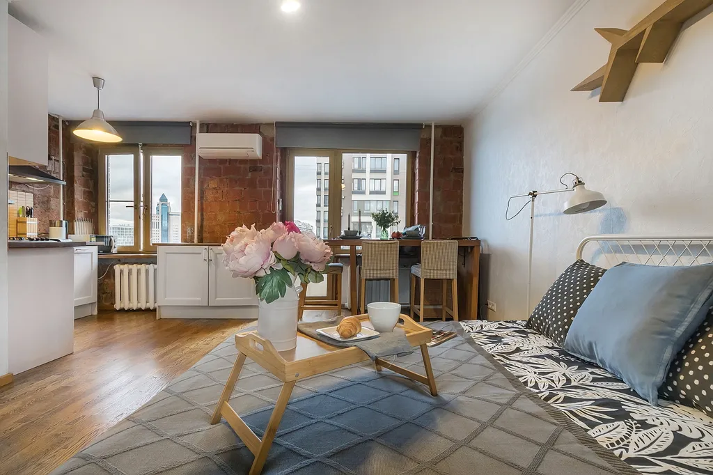 Квартира Квартира Атмосферная студия с великолепным видом — Москва