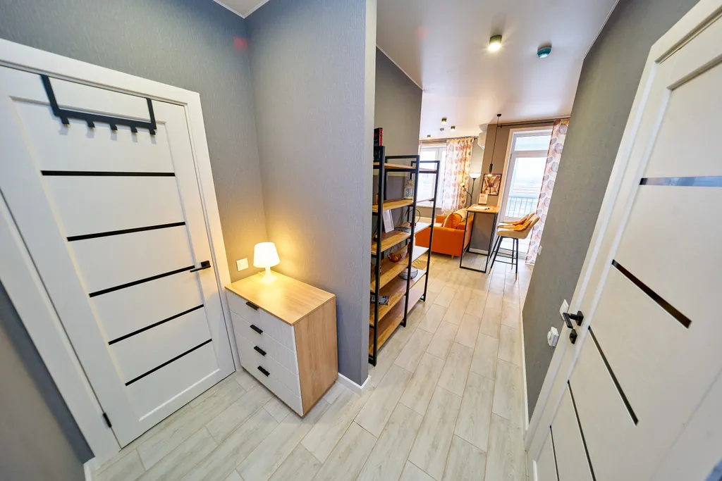 Современная студия в новом доме