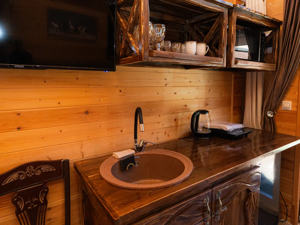 Коттедж Коттедж Улучшенное шале — Архыз