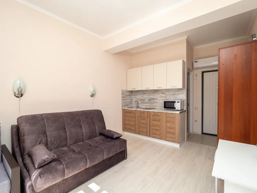 Квартира Квартира Студия у моря с теплым бассейном — Сириус