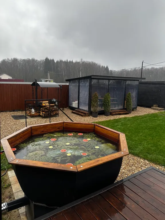 Коттедж Дом с баней и сибирским чаном — Васькино