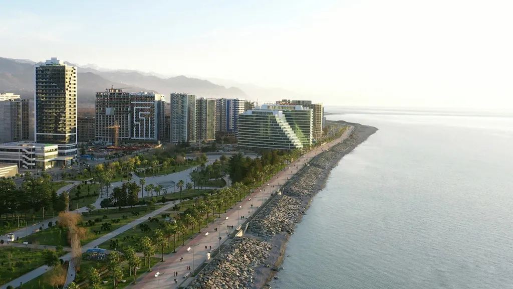 Студия на первой линии с кроватью King Size