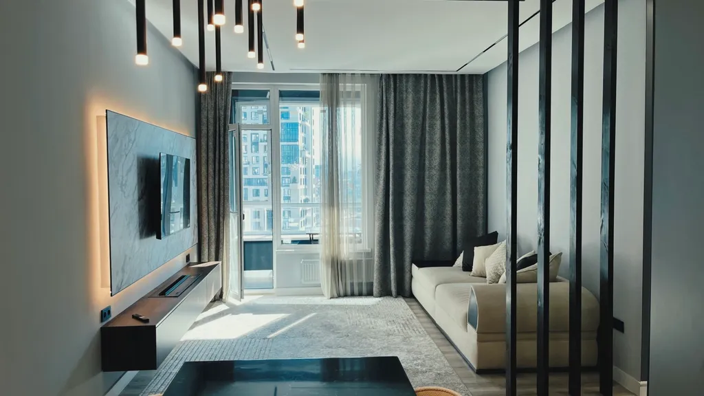 Стильная евродвушка в ЖК на Аль-Фараби