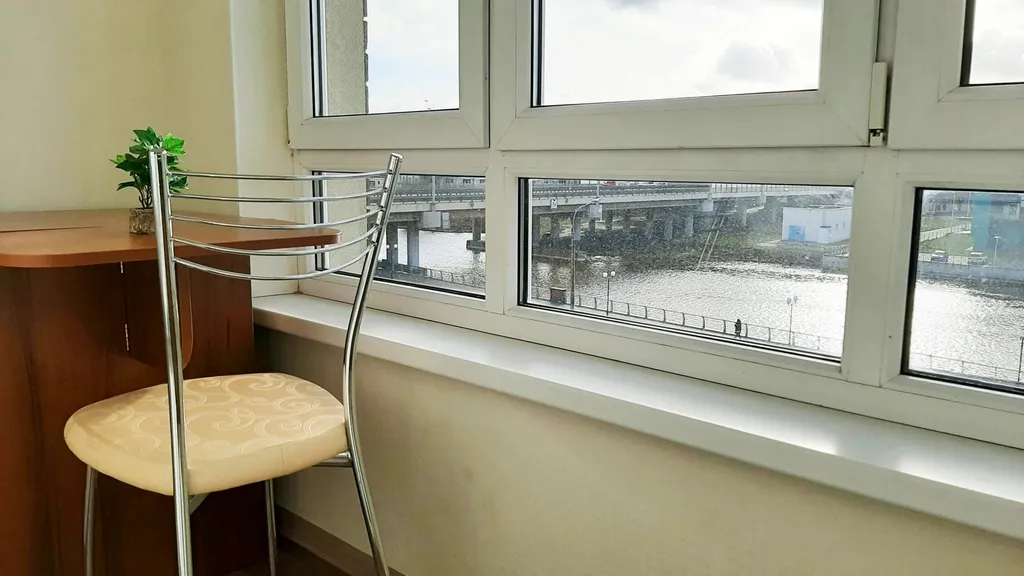 Квартира Квартира Рыбная деревня с видом на реку между двух мостов — Калининград