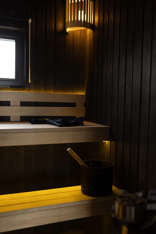 Скандинавский дом с джакузи, сауной и видом на живописное поле