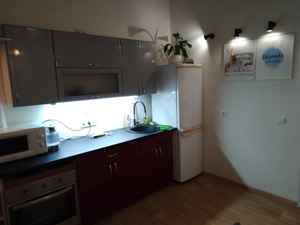 Двушка с высокими потолками в новостройке после ремонта