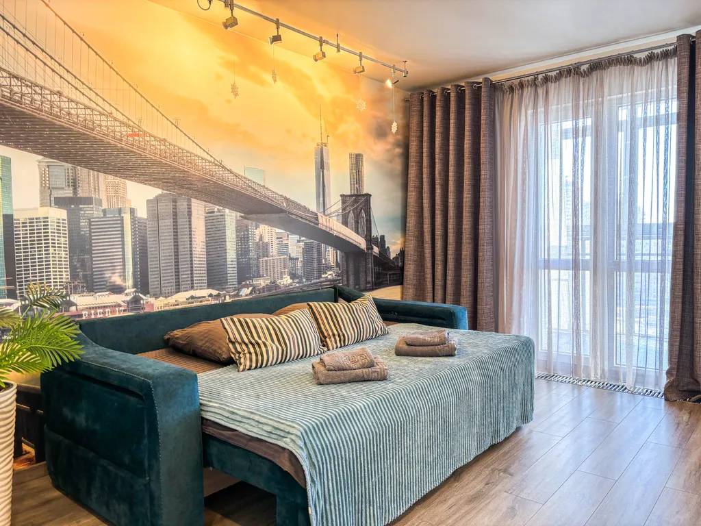 Квартира Просторная студия Бруклин в районе арены Ерофей — аренда посуточно в Хабаровск