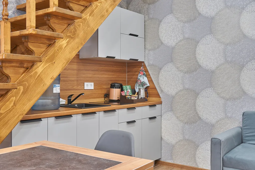 Апартаменты двухуровневые однокомнатные с кухней (апарт 6)