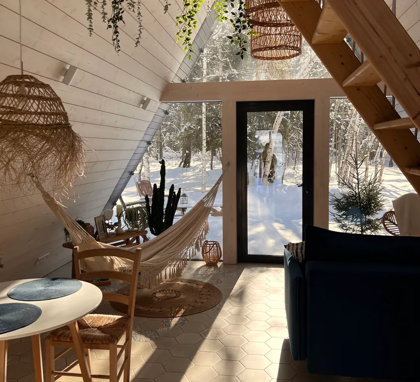 Эстетичная афрейм дача в получасе от Москвы