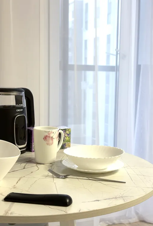 Светлая студия в новостройке на Южном с панорамными окнами