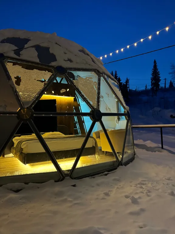 Коттедж Купольный дом «WOOD» на 4 гостя — Шерегеш