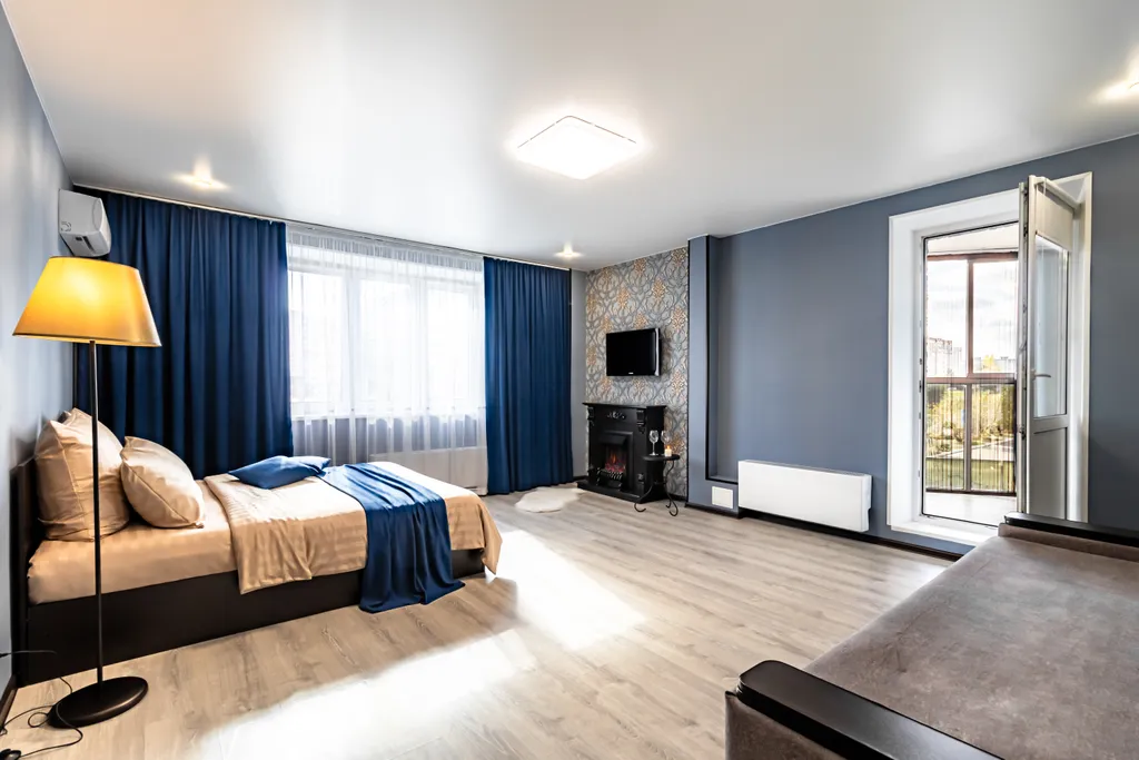 Уютная квартира с камином