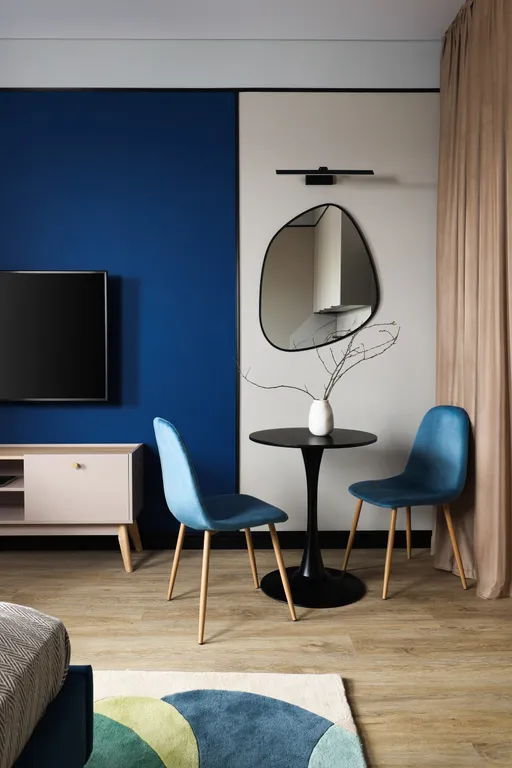 Квартира Квартира Дизайнерская студия в новом ЖК со свежим ремонтом, кондиционером и бойлером — Гатчина