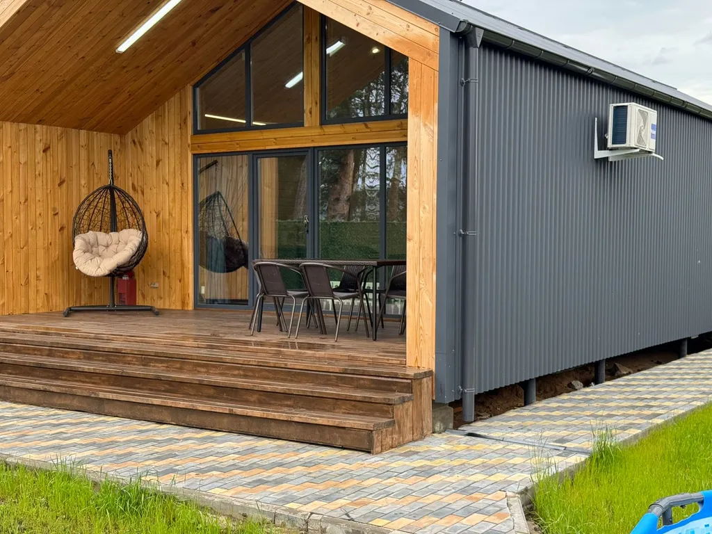 Барнхаус Na_Holme RentPlaza с баней и бассейном