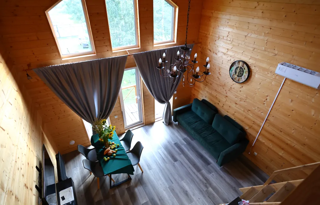 Уютный дом, дом-баня, банный чан,вид на лес рядом с сосновым бором