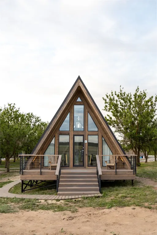 A-frame с террассой