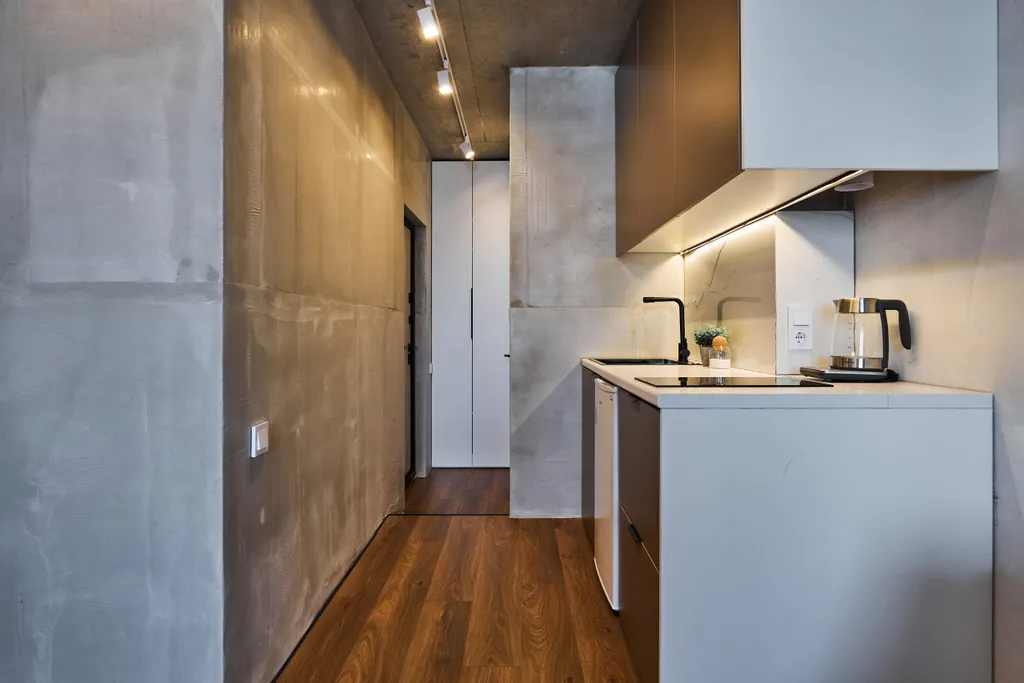 Апартаменты в стиле лофт для семейного отдыха, с проектом для фильмов