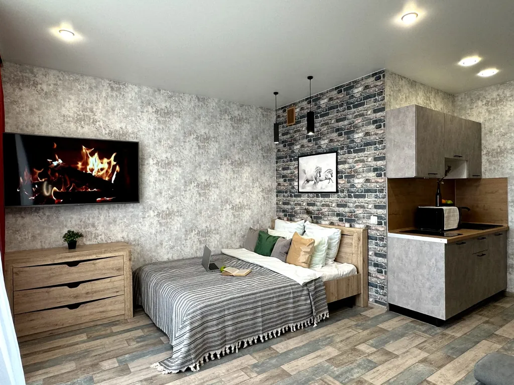 Квартира Квартира Уютная студия рядом с жд вокзалом с прекрасным видом на город — Новосибирск