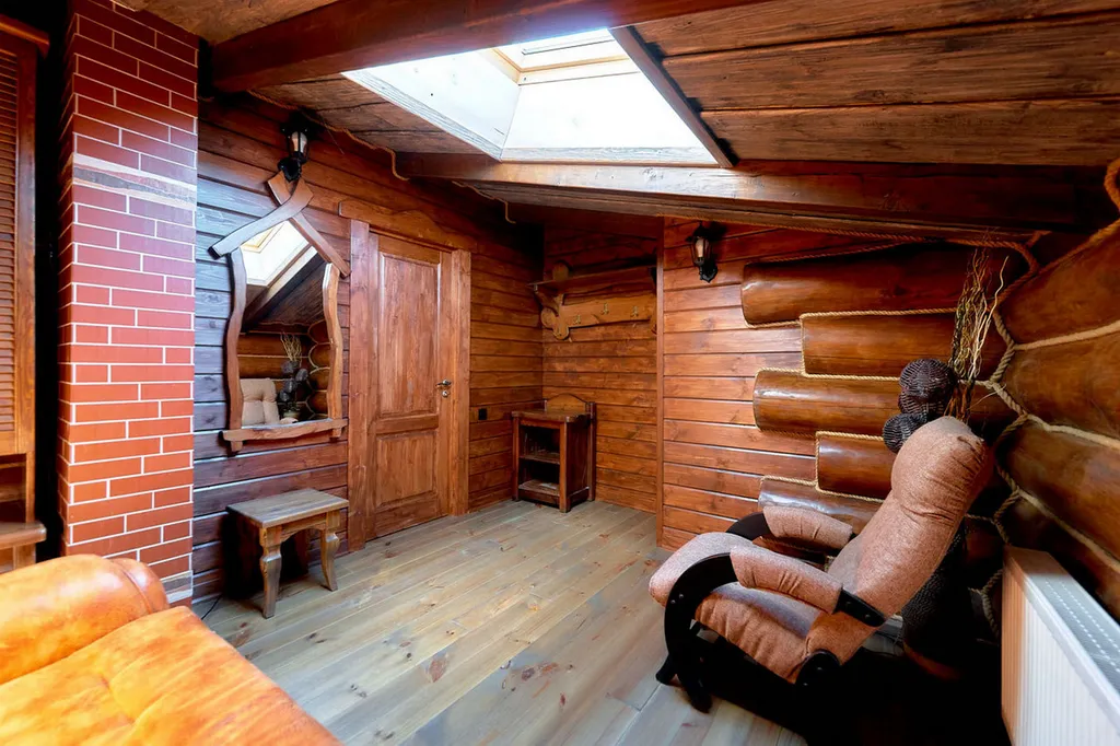 Шале с баней бассейном и видом на озеро