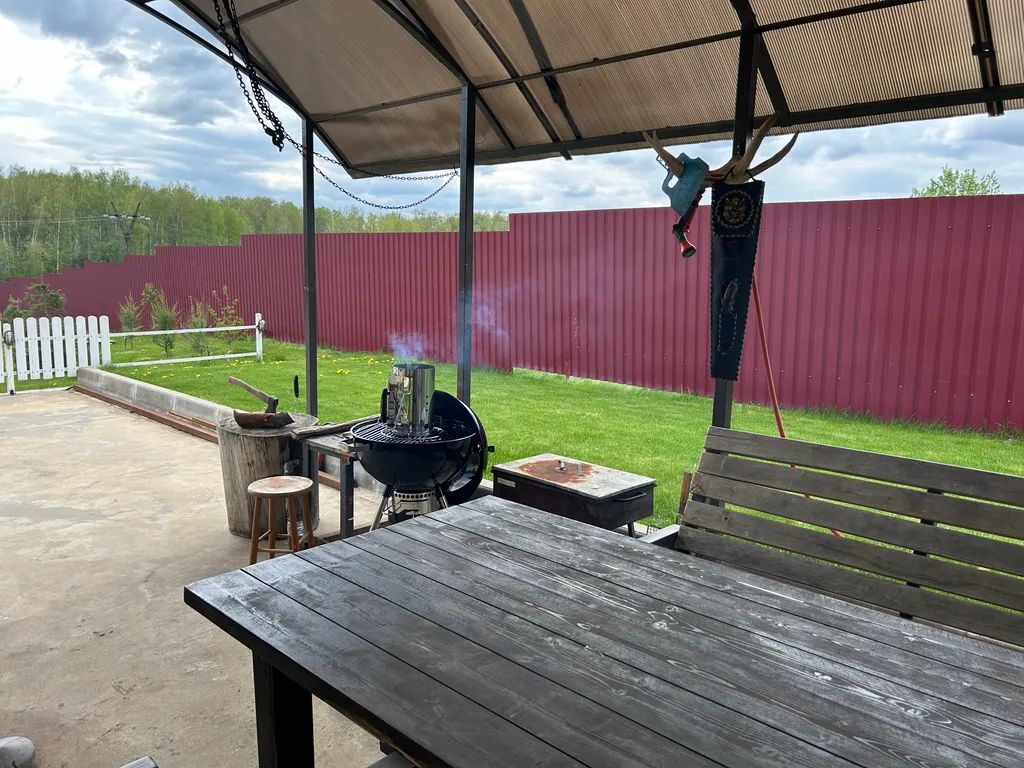 Дом с баней и камином в заповеднике