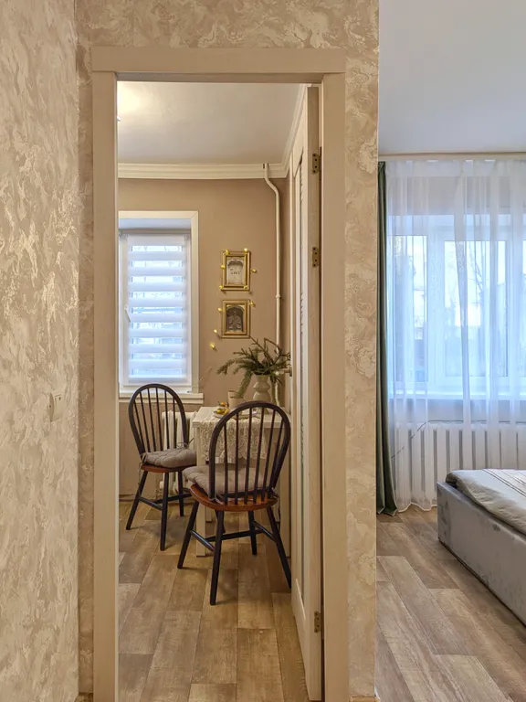 Атмосферная квартира в центре с винтажными деталями